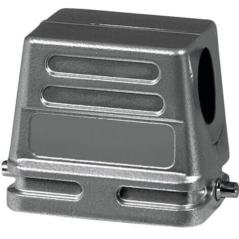 Amphenol C146 21R016 500 1 boîtier de tulle 2 étrier transversal, 1 sortie de câble sur le côté, bas (1/2)
