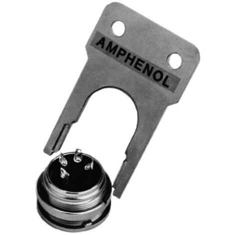 Clé de montage pour embase de panneau série C091 Amphenol N 45 091-000 1 D19231 (1/2)