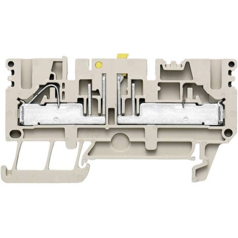 Bloc de jonction de test sectionnable Weidmüller PTR 2.5/4 1933950000-1 beige 1 pc(s) D15455 (1/2)