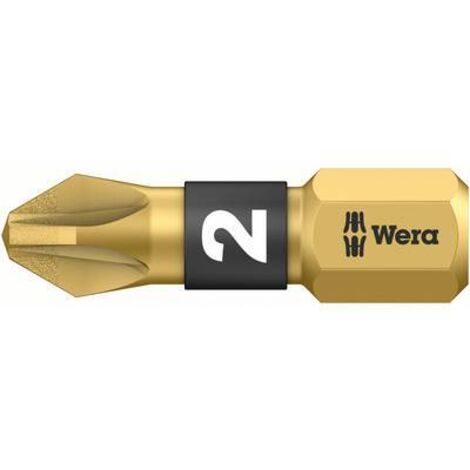 Embout cruciforme PZ 1 Wera 05 056700 001 Acier à outils revêtement diamanté Forme (embouts): D 6.3 (1/2)