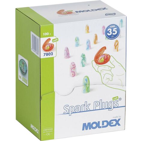 Bouchons d'oreille 35 dB – Protection auditive à usage unique – 200 paires – Norme EN 352-2 – Conception anatomique pour confort – Moldex - C22262