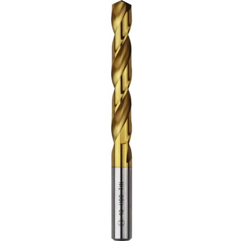 Bosch Accessories 2609255109 HSS Foret pour le métal 10 mm Longueur totale 133 mm TiN DIN 338 tige c (1/3)