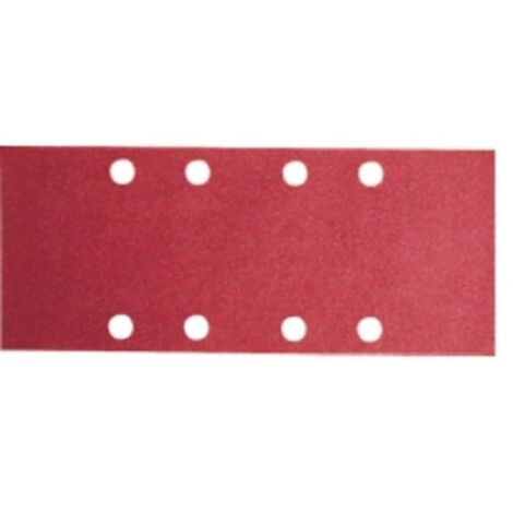 BOSCH 2609256A83 FEUILLES ABRASIVES POUR PONCEUSES VIBRANTES 93 X 185 NOMBRE DE TROUS 8 GRAIN 120 LOT DE 10 FEUILLES