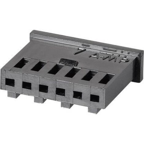 TE Connectivity Boîtier femelle pour câble série AMPMODU MOD II Nbr total de pôles 9 Pas: 2.54 mm 280512 1 pc(s) V466251