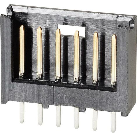 TE Connectivity Barrette mâle (standard) série AMPMODU MOD II Nbr total de pôles 4 Pas: 2.54 mm 280371-1 1 pc(s) V407961 (1/2)