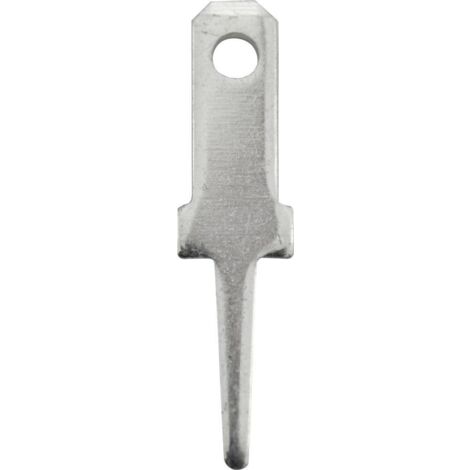 Languette 2.8 x 0.8 mm Vogt Verbindungstechnik 3775b08.68 180 ° non isolé métal 100 pc(s) A585131 (1/3)