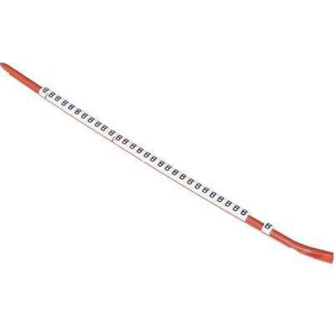 TE Connectivity STD03W-T Clip de marquage Impression T Plage de Ø extérieur 1.90 à 2.65 mm 006340-000 Y849591 (1/2)