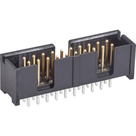 TE Connectivity 5103308-3 Embase mâle Pas: 2.54 mm Nbr total de pôles: 16 Nbr de rangées: 2 1 pc(s) W897451 (1/2)