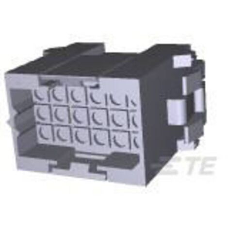 Boîtier femelle pour câble série Metrimate TE Connectivity 207443-1 Nbr total de pôles 18 Pas: 5 mm (1/2)