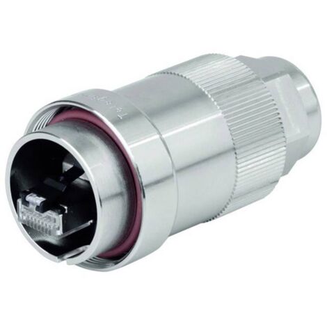 Connecteur mâle TOC IP68 Telegärtner 100007387 RJ45 mâle, droit métal 1 pc(s) S379991 (1/4)