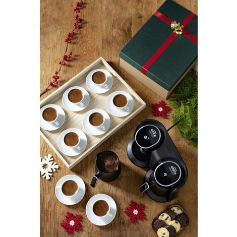 arzum Okka Machine à expresso moka noir, argent S333081