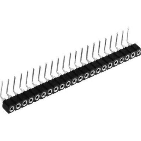 TRU COMPONENTS Barrette femelle (de précision) Nbr de rangées: 1 Nombre de pôles par rangée: 10 TC-0514-010-3-50-00-6 1 pc(s) S878121 (1/2)
