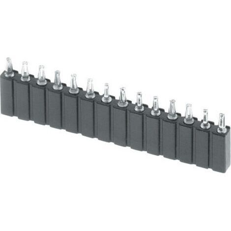 TRU COMPONENTS Barrette femelle (de précision) Nbr de rangées: 1 Nombre de pôles par rangée: 20 TC-0306PF-020-1-50-00 1 pc(s) S876711 (1/3)