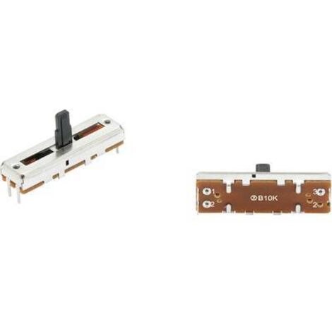 Potentiomètre à glissière 10 kΩ TRU COMPONENTS F2031N 702118 mono 0.1 W linéaire 1 pc(s) S847291