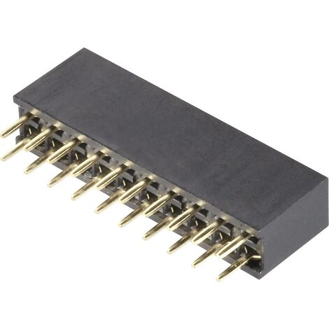 Barrette femelle (standard) TRU COMPONENTS 1580883 Nbr total de pôles 20 Pas: 2.54 mm 1 pc(s) S676621 (1/2)