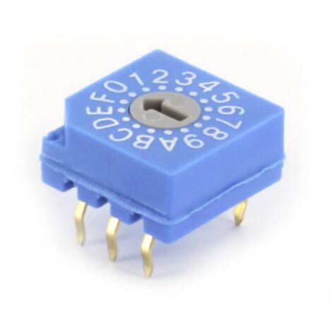 TRU COMPONENTS TC-CDS16 TC-CDS16 Commutateur de codage hexadécimal 0-9/A-F 1 pc(s) S601031 (1/3)