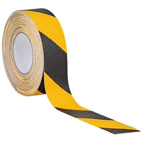 Rocol RS43543 Ruban adhésif antidérapant noir/jaune (L x l) 18.25 m x 50 mm noir, jaune (1/3)