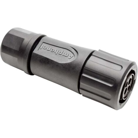 Amphenol RTS 6BS 10N 2S03 Cosse cylindrique mâle femelle, droit Nombre total de pôles: 4 Série (connecteur rond): Ecomate Aquarius 1 pc(s) X559091 (1/2)