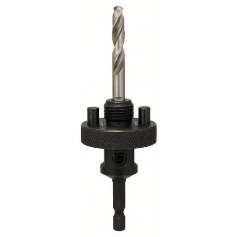 Bosch – Porte-embout pour scie-cloche 2609390587 – Diamètre 32 à 76 mm – Filetage 5/8' – Compatible perceuses sans fil et sur secteur - X113181