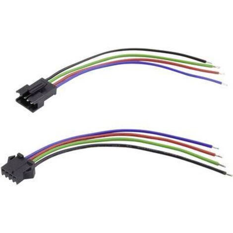 TRU COMPONENTS TC-6649232 Connecteur femelle avec fils Nbr total de pôles: 2 Pas: 2.50 mm 1 set X852761 (1/2)