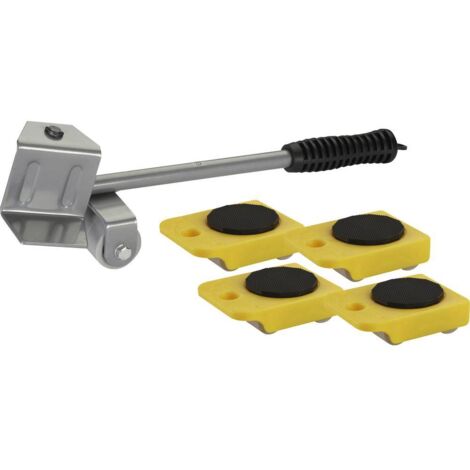 dörner + helmer 290674 Kit de cales de levage et de roulettes de transport pour meubles Charge max: (1/3)