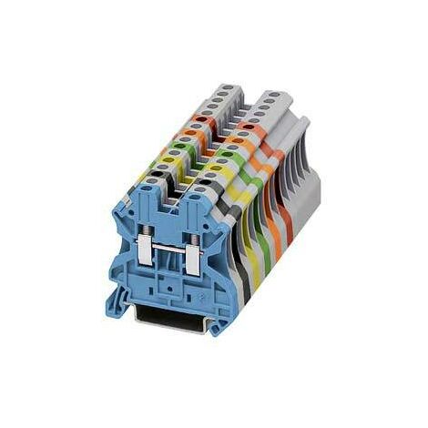 Siemens 8WH10000AF08 Bloc de jonction 2.5 mm raccord à vis noir 1 pc(s) D739291
