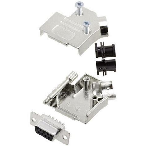 Amphenol L17D45ZK09+L77SDE09S Kit embase SUB-D femelle 45 ° Nombre de pôles: 9 fût à souder 1 pc(s) D746341 (1/2)