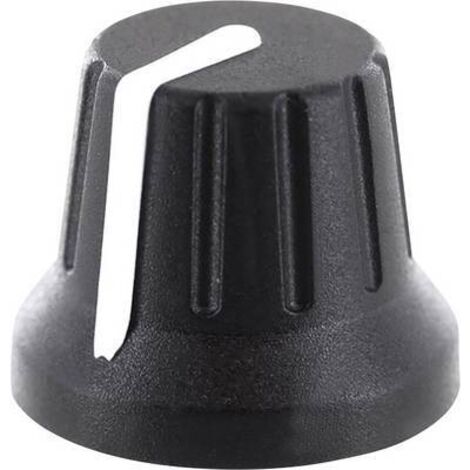 TRU COMPONENTS RK49009WS Tête de bouton rotatif avec marquage noir (Ø x H) 18.8 mm x 15.24 mm 1 pc(s) D033651 (1/2)