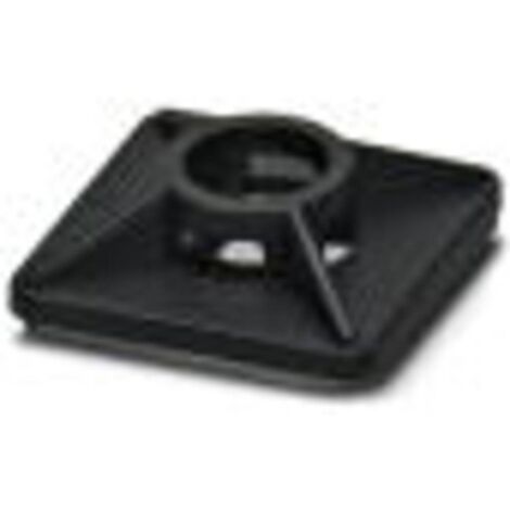 Phoenix Contact WT-BASE LS HF 6 BK Support de câble autocollant 3240709 4 voies noir 100 pc(s) (1/2)