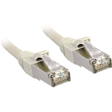 LINDY 45581 - Câble réseau (0.5 m, Cat6, SF/UTP (S-FTP), RJ-45, RJ-45, gris) (1/4)