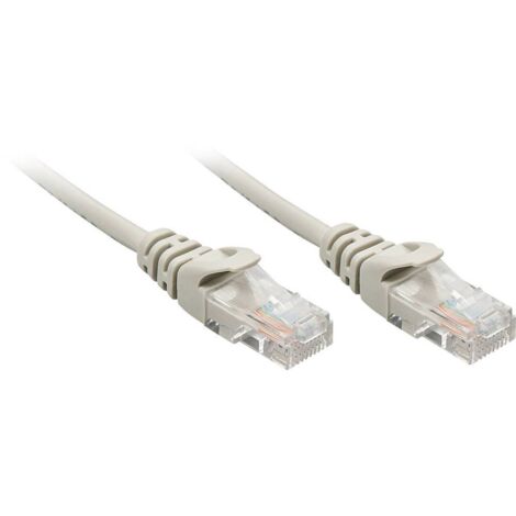 LINDY 48365 RJ45 Câble réseau, câble patch CAT 5e U/UTP 5.00 m gris 1 pc(s) C241241 (1/4)
