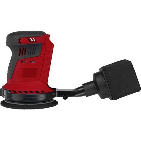 Toolcraft – Ponceuse excentrique sans fil 20V – Vitesse réglable 6000-10000 tr/min – Plateau 125mm – Pour bois et métal – Sac à poussière inclus (1/5)