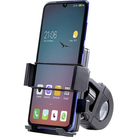 Fixation de téléphone portable pour vélo Renkforce adapté pour (modèle de téléphone portable): Universal Largeur (max.): 95 mm R526961