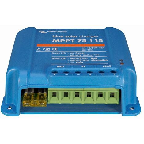 Victron Energy SCC010015050R Régulateur de charge solaire MPPT 12 V, 24 V 15 A R511281