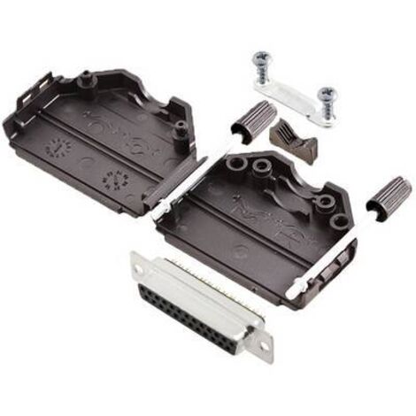 TRU COMPONENTS TCDPPK25BKDBSK 7708472 Kit embase SUB-D femelle 180 ° Nombre de pôles: 25 fût à souder 1 pc(s) R549961 (1/2)