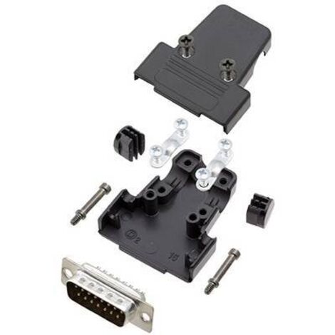 TRU COMPONENTS TCTRIP15DBPK 7708724 Kit embase SUB-D mâle 180 ° Nombre de pôles: 15 fût à souder 1 pc(s) R549691 (1/2)