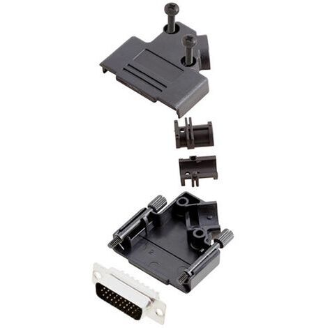 TRU COMPONENTS TCD45PKP15HDP26K 7709188 Kit embase SUB-D mâle 45 ° Nombre de pôles: 26 fût à souder 1 pc(s) R545041 (1/2)