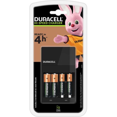 Chargeur de piles rondes NiMH avec accus Duracell CEF14 R219121