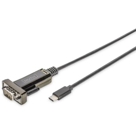 Digitus USB-C®, série Adaptateur [1x USB-C® mâle - 1x RS232 mâle] DA-70166 1.00 m R213351 (1/8)