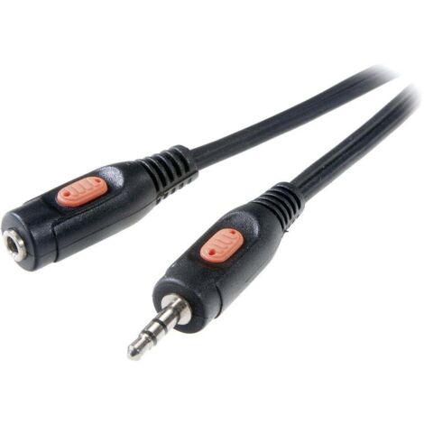 Rallonge jack 3,5 mm Speaka, longueur 2,5 m SpeaKa Professional SP-7870224 [1x Jack mâle 3.5 mm - 1x (1/3)