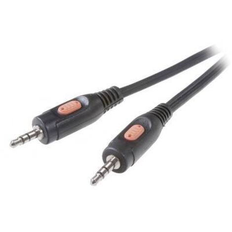 Câble de raccordement SpeaKa Professional SP-7870372 Jack audio [1x Jack mâle 3.5 mm - 1x Jack mâle (1/3)