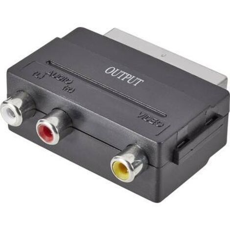 SpeaKa Professional SP-7870668 péritel / Cinch-RCA Adaptateur [1x péritel mâle - 3x Cinch-RCA femell (1/3)