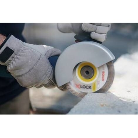 Bosch – Disque diamant pour meuleuse 2608615165 – Diamètre 115 mm – Largeur de coupe 2 mm – Pour béton et maçonnerie – Système X-LOCK - MM 1 PC