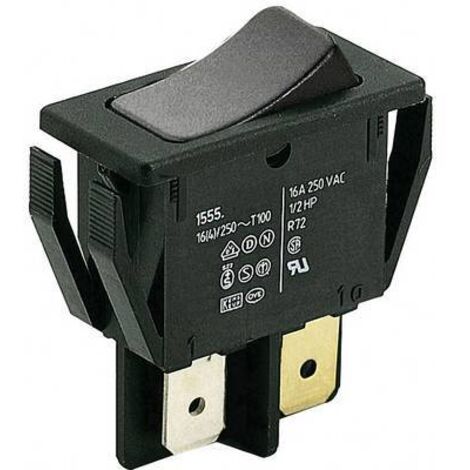 Marquardt 1551.3202 Interrupteur à bascule 01551.3202-00 250 V/AC 16 A 1 x Off/(On) IP40 à rappel 1 pc(s) A086581 (1/2)