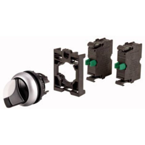 Eaton 110922 M22-WKV-2K10-BVP Bouton sélecteur collerette plastique levier noir 1 pc(s)