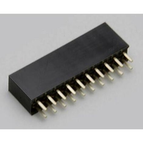TRU COMPONENTS Barrette femelle (standard) Nbr de rangées: 2 Nombre de pôles par rangée: 8 TC-2506282 1 pc(s) Q205552 (1/2)