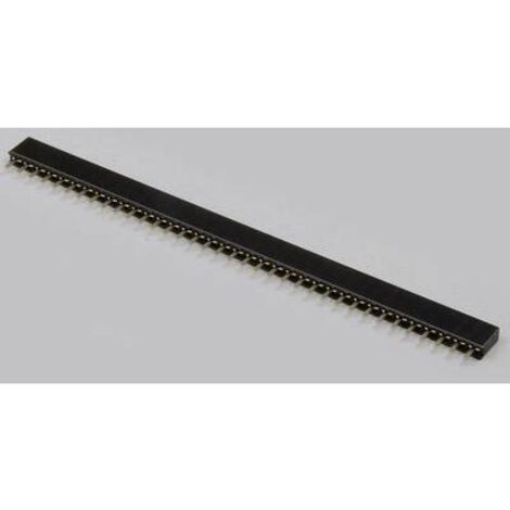 TRU COMPONENTS Barrette femelle (standard) Nbr de rangées: 1 Nombre de pôles par rangée: 16 TC-2506425 1 pc(s) Q202912 (1/2)