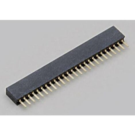 TRU COMPONENTS Barrette femelle (standard) Nbr de rangées: 1 Nombre de pôles par rangée: 3 TC-2506437 1 pc(s) Q202522 (1/2)