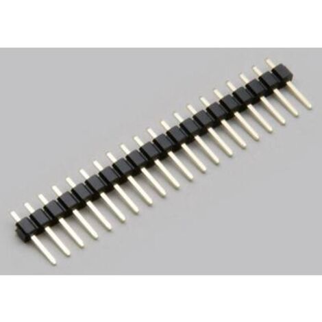 TRU COMPONENTS TC-2506255 Barrette mâle (standard) Nbr de rangées: 1 Nombre de pôles par rangée: 20 1 pc(s) Q202882 (1/2)