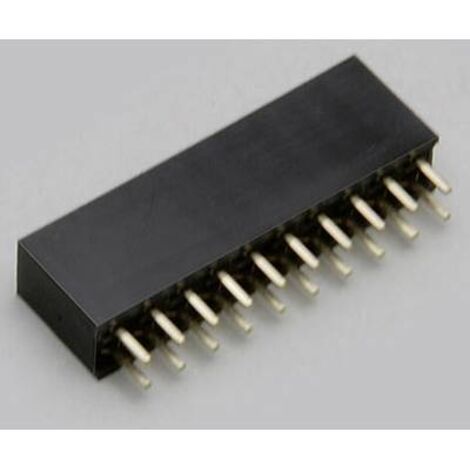 TRU COMPONENTS Barrette femelle (standard) Nbr de rangées: 2 Nombre de pôles par rangée: 4 TC-2506279 1 pc(s) Q202432 (1/2)